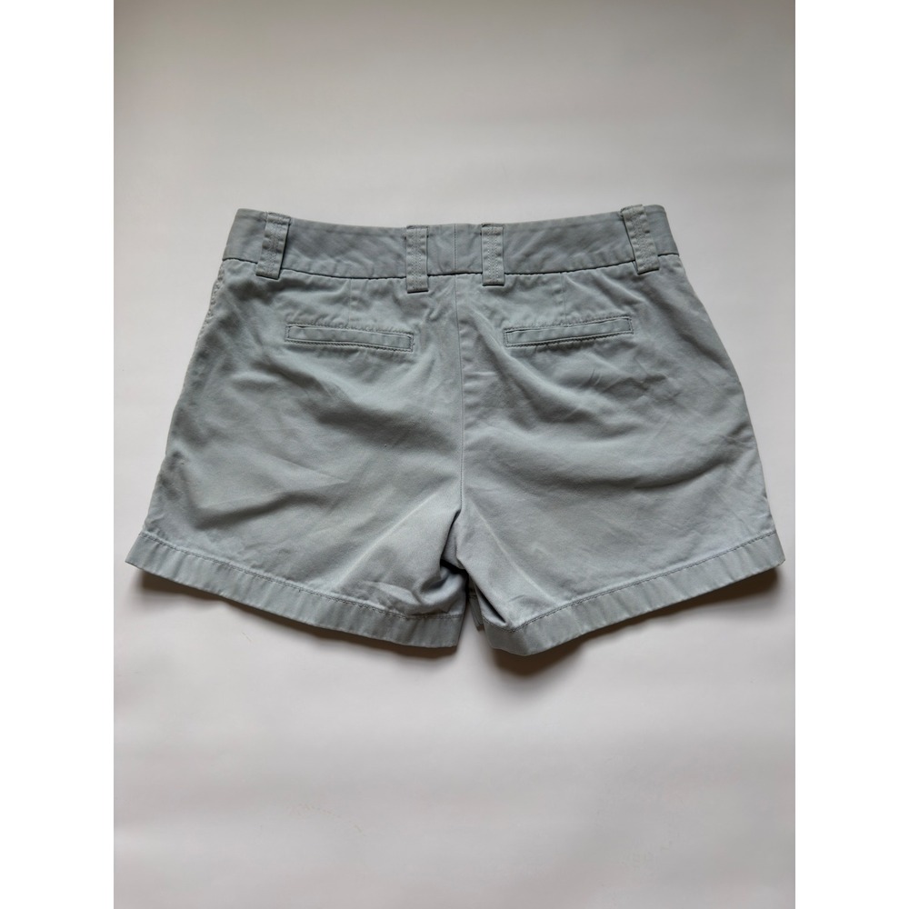 J.Crew City Fit Chino Shorts Womens 6 Light Blue Cotton Twill Low Rise 3 Inseam - Picture 6 of 6